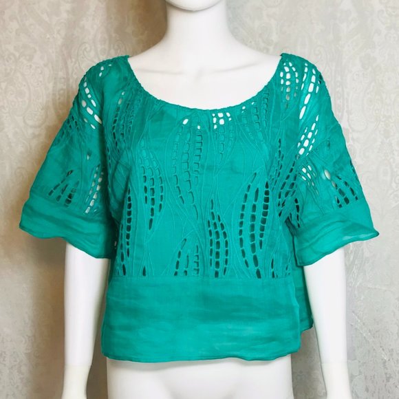 Tracy Reese for Anthropologie Top with Cami - Picture 6 of 16
